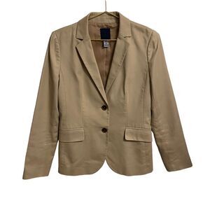 J. Crew Beige Cotton Classic Blazer Size 4